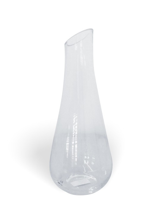 Váza sklo 33cm zkosené hrdlo - Dekorace a domácnost Dekorace Ostatní